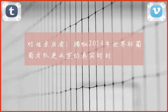 对话亲历者:揭秘2014年世界杯葡萄牙队更衣室的真实时刻